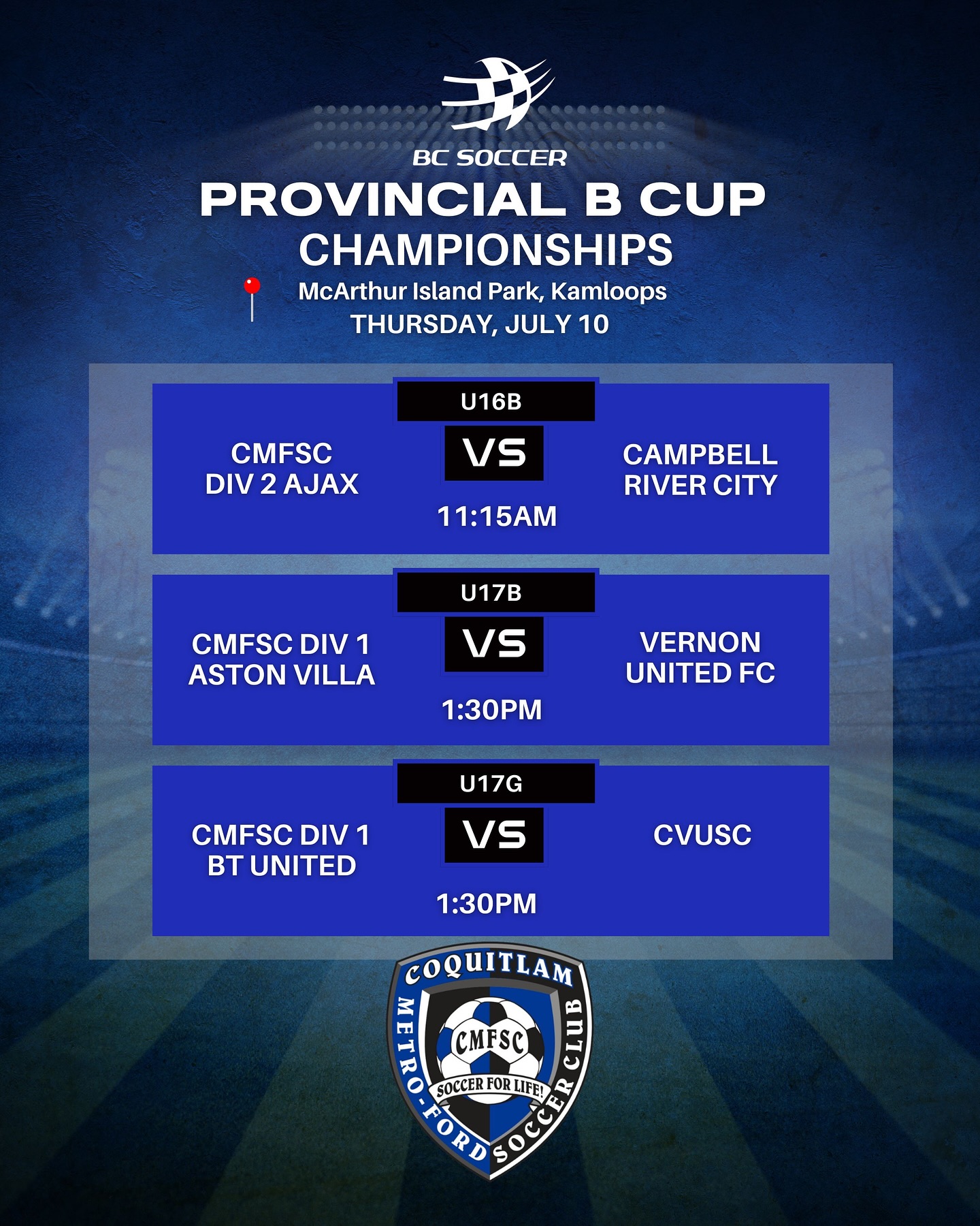 Provincial B Cup Championships